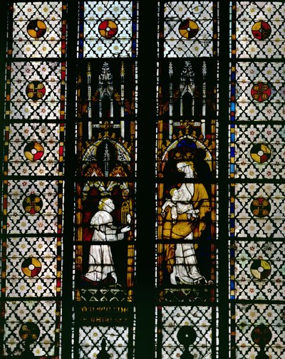 Window Depicting the Virgin and Raoul de Ferrieres by Unbekannt