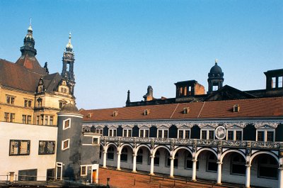 Wing of Zwinger Palace, Dresden, Saxony, Germany by Benjamin Baud
