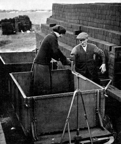 Woman Brick-Maker during World War 1 by Unbekannter Künstler