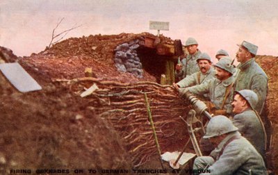 World War I: Battle of Verdun by Unbekannter Künstler