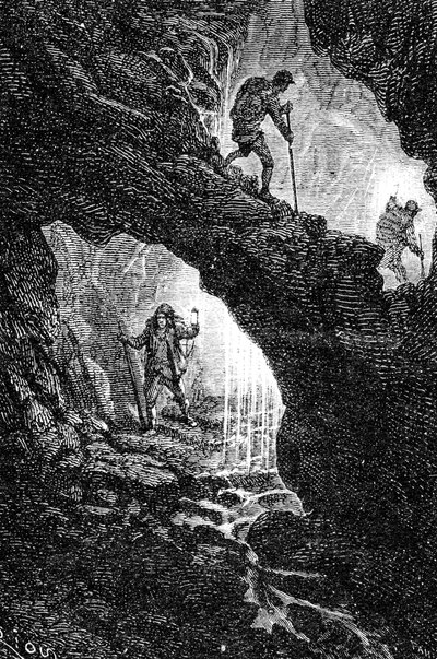 Facsimile of the Novel "Journey to the Center of the Earth" by Jules Verne by Unbekannter Künstler