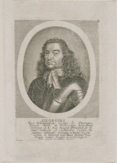 George Monk, Duke of Albemarle and Earl of Torrington by Unbekannter Stecher