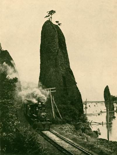 A Picturesque Railway by Underwood and Underwood