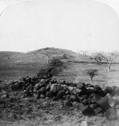 Boer Trenches and Crest of Harts Hill, Scene of the Irish Brigade