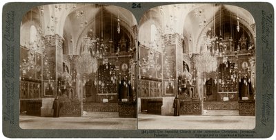 Church of the Armenian Christians, Jerusalem, Palestine by Underwood and Underwood