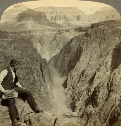 Colorado River, Grand Canyon, Arizona, USA by Underwood and Underwood