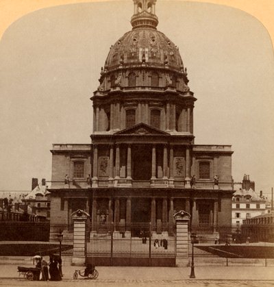Dome des Invalides, Where Rests the Mighty Warrior - Tomb of Napoleon I, Paris, France, 1900 by Underwood and Underwood