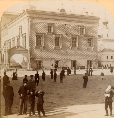 Famous Red Staircase and Old Palace, Moscow, Russia, 1900 by Underwood and Underwood