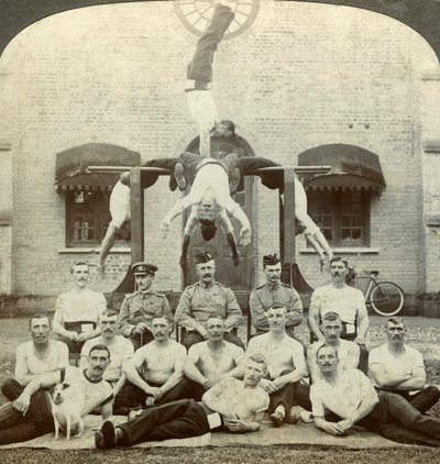 Guard of honour for the visit of the Prince of Wales by Underwood and Underwood