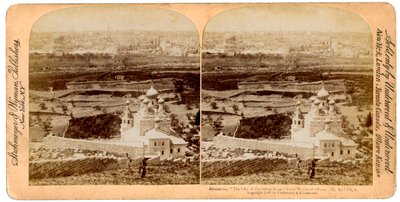 Jerusalem, as seen from the Mount of Olives, Palestine by Underwood and Underwood