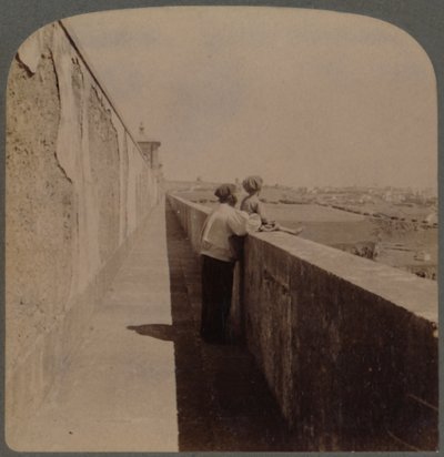 Long Walk along the Old Aqueduct, Lisbon, Portugal by Underwood and Underwood