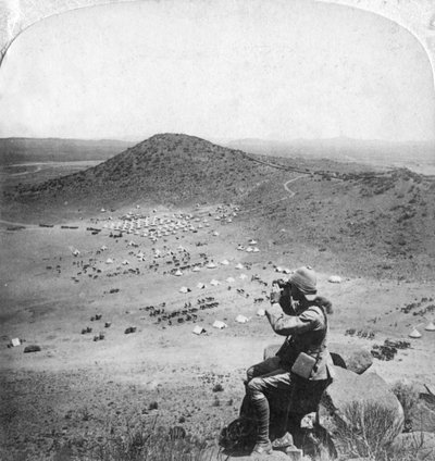 Looking into the Orange Free State, Boer War, South Africa by Underwood and Underwood
