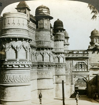 Man Singh Palace, Gwalior, Madhya Pradesh, India, c. 1900s by Underwood and Underwood