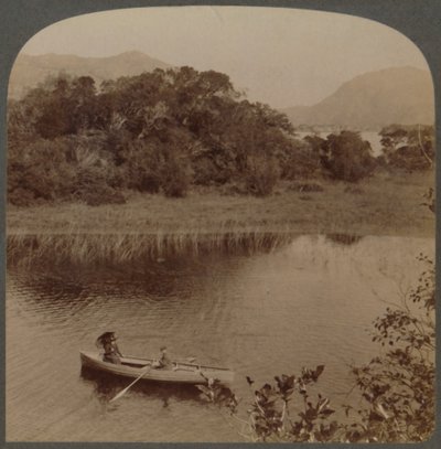 On the Upper Lake of pretty Killarney, Ireland by Underwood and Underwood