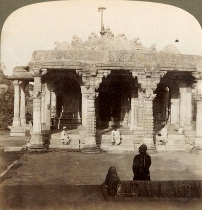 Superb Marble Temples at Dilwarra, on Abu, the Sacred Mountain of the Jains, India by Underwood and Underwood