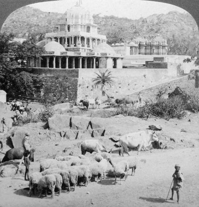 Temples of the Jains, Mount Abu, India, 1902 by Underwood and Underwood