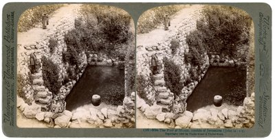 The Pool of Siloam, Outside Jerusalem, Palestine by Underwood and Underwood