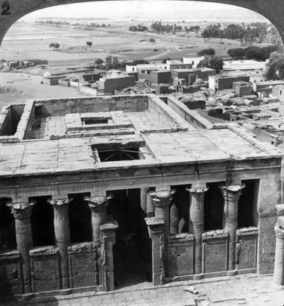 The Wonderfully Preserved Temple at Edfu, Egypt by Underwood and Underwood
