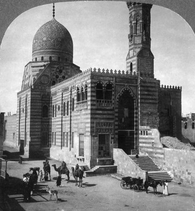 Tomb Mosque of Sultan Kait Bey, Cairo, Egypt, 1905 by Underwood and Underwood