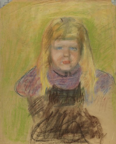 Girl with Blond Hair by Unidentified