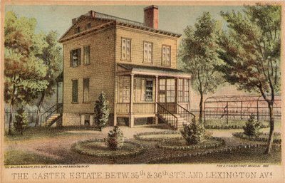 The Carter Estate between 35th and 36th Streets and Lexington Avenue by Unidentified