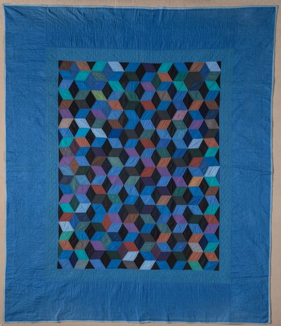 Tumbling Blocks by Unidentified