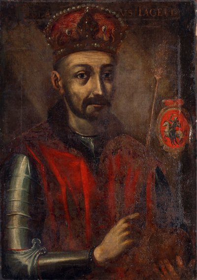 Grand Duke of Lithuania and King of Poland Jogaila by Unidentified painter label QS
