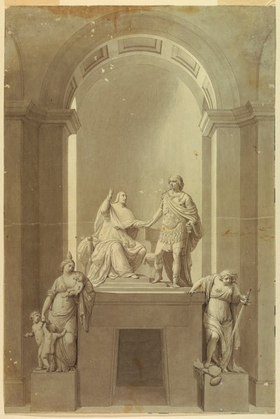 A Sepulchral Monument of Henry Cardinal York and Charles Edward Stuart, the 