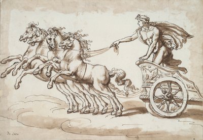 Apollo in a Chariot Drawn by Four Horses by Unknown