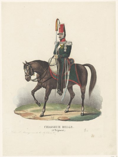 Belgian Volunteer Hunter, 1830 by Unknown