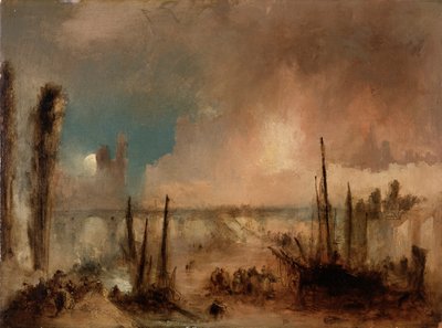 Burning of the Houses of Parliament (October 6, 1834) by Unknown