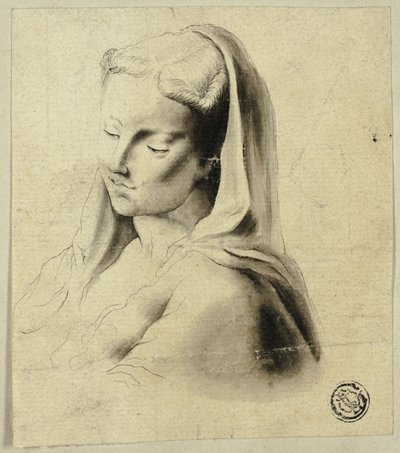Bust of a Woman with Veil by Unknown