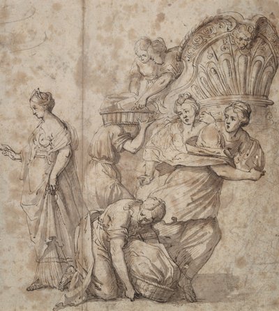 Daughters of Erichthonius by Unknown