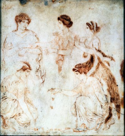 Dice Players, Herculaneum, 1st century AD by Unknown