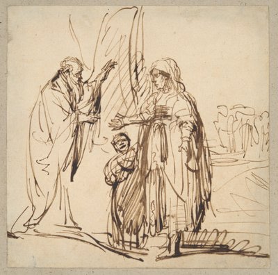 Elijah and the Widow of Zarephath by Unknown