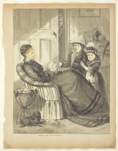 General and Mrs. George Washington by Unknown