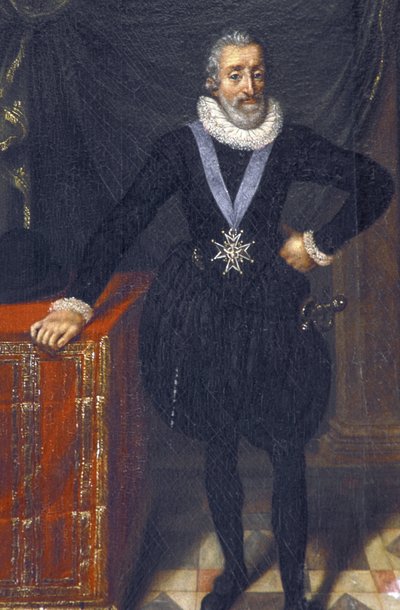 Portrait of Henri IV - French School of the 17th Century by Unknown