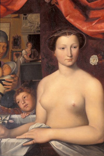 The Lady at the Bath (detail) by Unknown