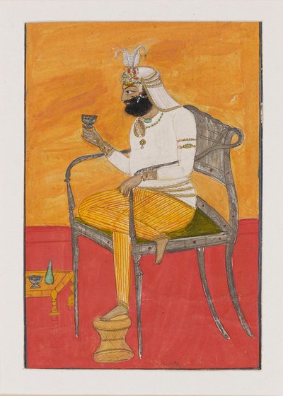 Man Seated in European-Type Chair by Unknown