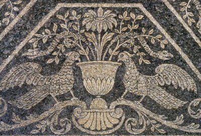 Mosaic and Wall Decorations, Nymphaeum at Villa Litta Visconti Borromeo Arese, Lainate, Lombardy, Italy by Unknown