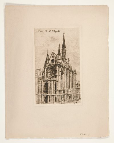 Paris, The Sainte-Chapelle by Unknown