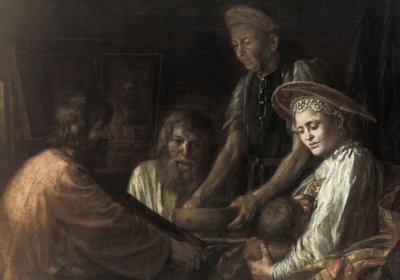 Peasants Having Dinner by Unknown