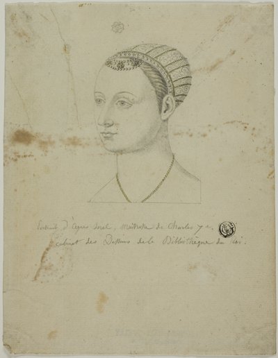 Portrait of Agnes Sorel by Unknown