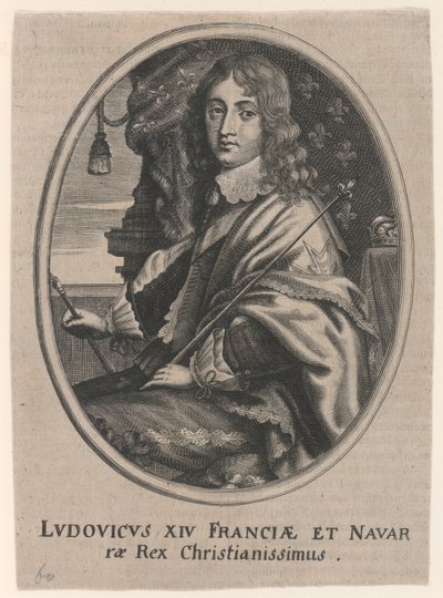 Portrait of Louis XIV, King of France and Navarre by Unknown