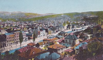 Postcard Depicting Sarajevo and the Appel Quay by Unknown