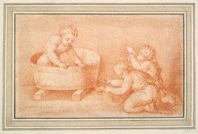 Putti Making Wine by Unknown