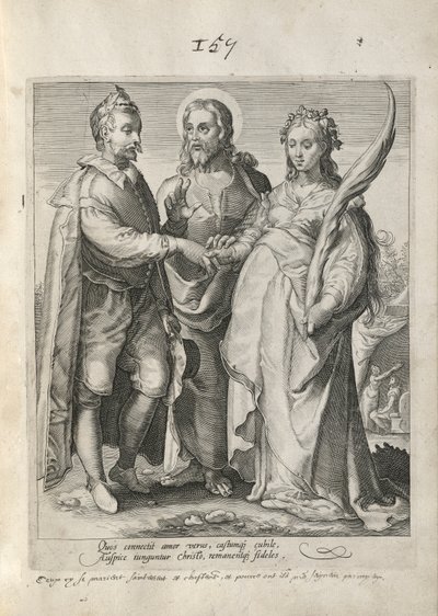 Quos Connectit Amor Verus (Allegory of Faithful Marriage) by Unknown