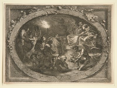 Satanic Scene with Voltaire by Unknown
