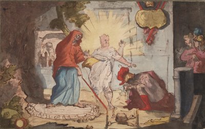 Saul and the Witch of Endor by Unknown