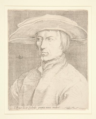 Self-Portrait of the Artist, 1525 (Portrait of a man, so-called Lucas van Leyden, self-portrait) by Unknown